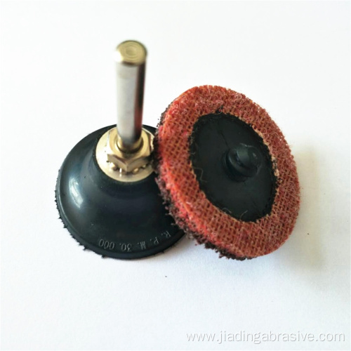 25mm round abrasive non woven quick change disc